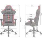 Cadeira Gaming Drift DR350 Preta/Vermelha - Image 7