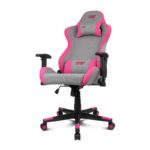Cadeira Gaming Drift DR90 Pro Cinzenta/Rosa - Image 4