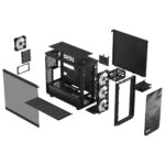 Caixa E-ATX Fractal Design Meshify 2 Lite RGB Black TG Light Tint - Image 9