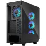 Caixa ATX Fractal Design Meshify 2 Compact Lite RGB Black TG Light Tint - Image 5