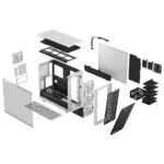 Caixa E-ATX Fractal Design Meshify 2 RGB White TG Clear Tint - Image 12