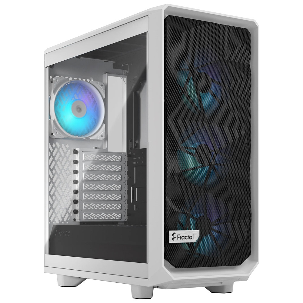 FD-C-MES2C-08 Caixa ATX Fractal Design Meshify 2 Compact RGB White TG Clear Tint - Image 1