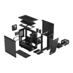 Caixa Fractal Design Meshify 2 Mini Dark Preta (Micro-ATX) (Vidro Temperado) - Image 5