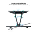 Suporte de parede Tooq LP7846TN-B para ecrãs 32”- 70” - Image 3