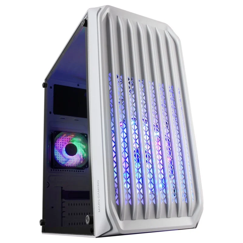 MCS2W Caixa Micro-ATX Mars Gaming MC-S2 FRGB Branca - Image 1