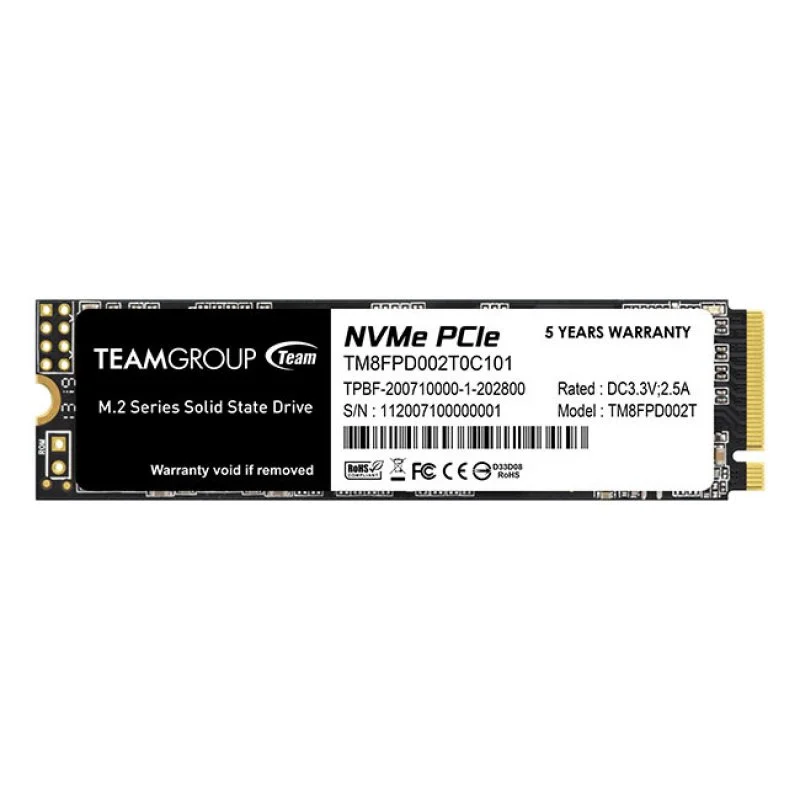 TM8FPD002T0C101 Disco SSD Team Group MP33 PRO 2TB M.2 PCIe Gen3 x4 2400R/2100W - Image 1