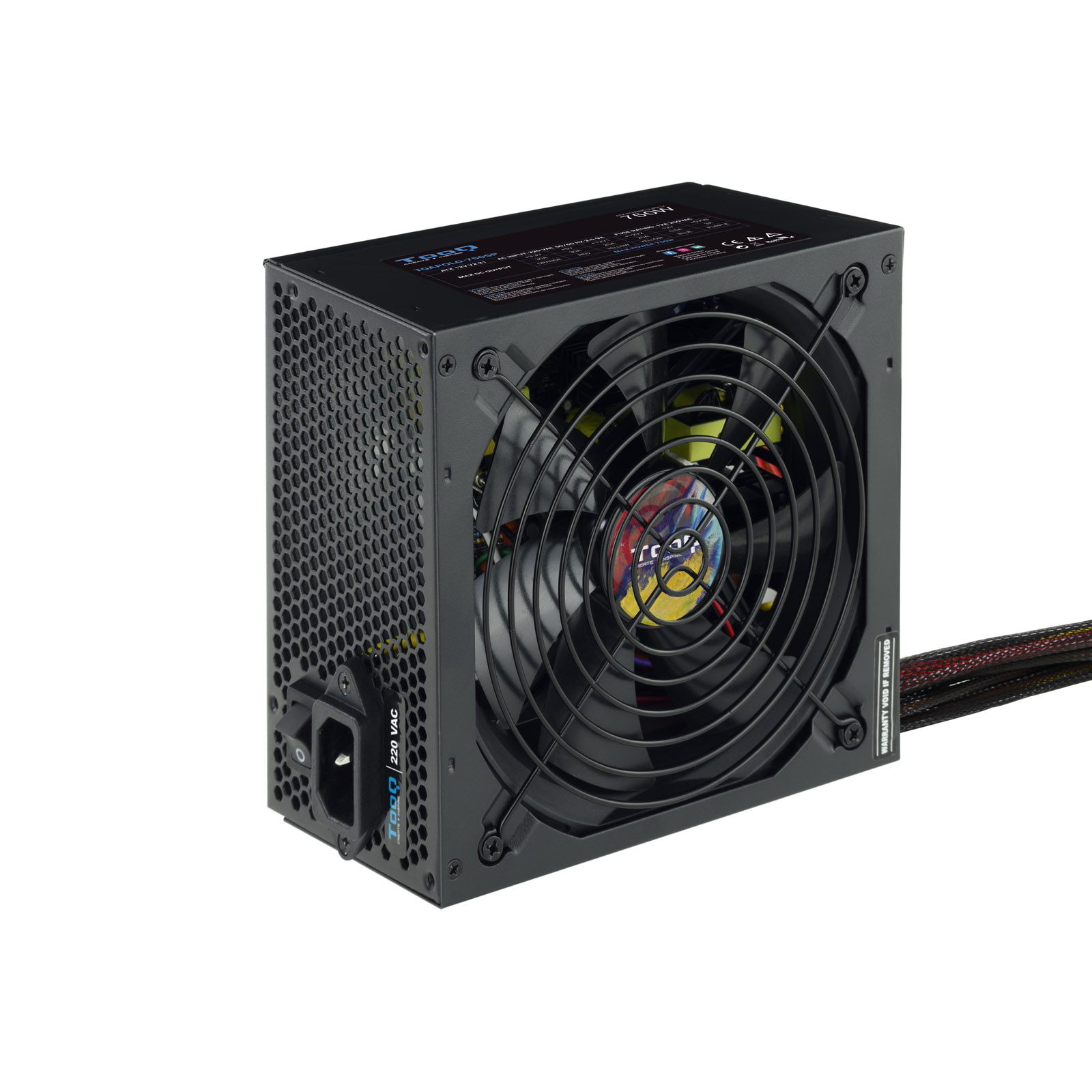 TQAPOLO-750SP Fonte de alimentação ATX Tooq 750W com PFC activo - Image 1