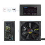 Fonte de alimentação ATX Tooq 750W com PFC activo - Image 3