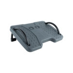 Apoio Tooq TQFR0601-G para os pés ajustável Cinzento
