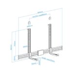 Suporte de Parede Universal Multi-Instalação Tooq para Soundbar - Image 4