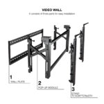 Suporte de ecrã Tooq Videowall 45"- 70" Preto - Image 2