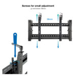 Suporte de ecrã Tooq Videowall 45"- 70" Preto - Image 8