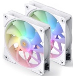 Ventoinha Jonsbo ZF120 PWM-ARGB Branco 120mm (Pack 2)