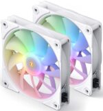 Ventoinha Jonsbo ZF120 PWM-ARGB Branco 120mm (Pack 2)