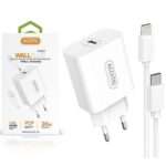 Carregador Entrada Type-C + Cabo Lightning Accetel AC623 - Branco