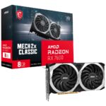 Placa Gráfica MSI Radeon RX 7600 Mech 2X Classic 8G OC