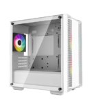 Caixa DeepCool CC360 ARGB Micro-ATX Vidro Temperado Branca - Image 3