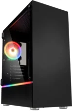 Caixa ATX Kolink Bastion RGB Preto Vidro Temperado