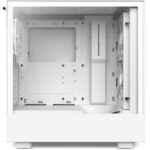 Caixa ATX NZXT H5 Flow RGB Branca Vidro Temperado - Image 2