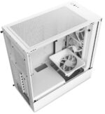 Caixa ATX NZXT H5 Flow RGB Branca Vidro Temperado - Image 3
