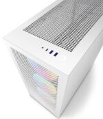 Caixa ATX NZXT H7 Flow RGB Branca Vidro Temperado - Image 2