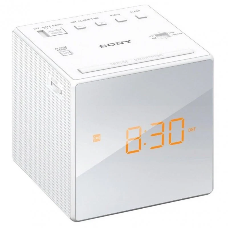 ICFC1W.CED Rádio Despertador Sony ICF-C1 c/ Sintonização Digital Branco - Image 1