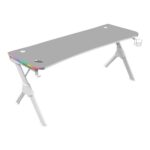 Secretária Gaming Mars Gaming MGD XL RGB Branca