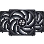 Ventoinha Lian Li UNI P28 PWM Preto 120mm (Pack 3)