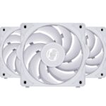 Ventoinha Lian Li UNI P28 PWM Branco 120mm (Pack 3)