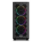 Caixa ATX Sharkoon RGB HEX Vidro Temperado Preta - Image 4