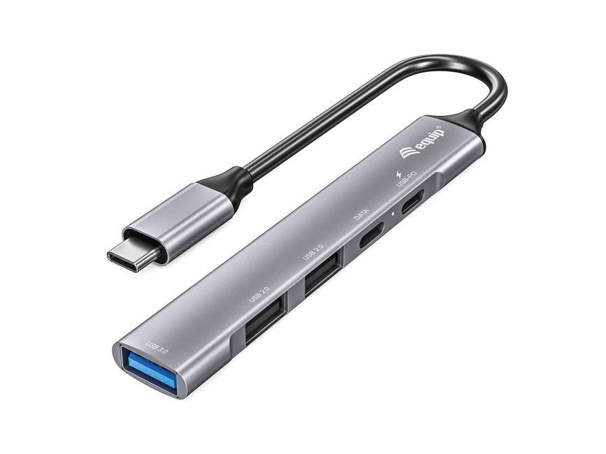 12896207101 HUB EQUIP USB 3.0/2.0 de 5 portas com USB-C 100 W USB - Image 1