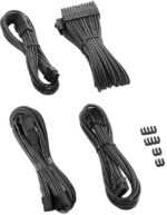 Kit Extensão CableMod Pro ModMesh 12VHPWR para 3x PCI-e 45cm Carbono - Image 2