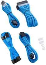 Kit Extensão CableMod Pro ModMesh 12VHPWR para 3x PCI-e 45cm Azul Claro - Image 2