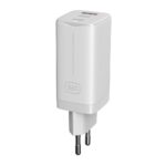 Carregador 1Life pa:xpress 65W GaN USB-C + USB-A Branco