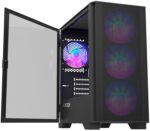 Caixa Micro-ATX Montech AIR 100 ARGB Vidro Temperado Preto - Image 2