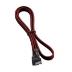 Cabo SATA III 90º CableMod ModMesh 60cm - Vermelho Sangue - Image 2