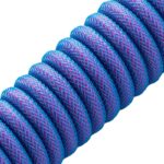 Cabo Coiled CableMod Pro para Teclado USB A - USB Type C 150cm - Galaxy Blue - Image 2