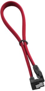 Cabo SATA III 90º CableMod ModMesh 30cm - Vermelho - Image 2