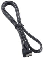 Cabo SATA III 90º CableMod ModMesh 60cm - Carbono - Image 2