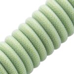 Cabo Coiled CableMod Classic para Teclado USB A - USB Type C 150cm - Lime Sorbet - Image 2