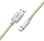 Cabo Coiled CableMod Classic para Teclado USB A - USB Type C 150cm - Lime Sorbet - Image 3
