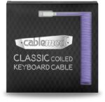Cabo Coiled CableMod Classic para Teclado USB A - USB Type C 150cm - Rum Raisin - Image 4