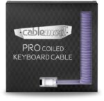 Cabo Coiled CableMod Pro para Teclado USB A - USB Type C 150cm - Rum Raisin - Image 4