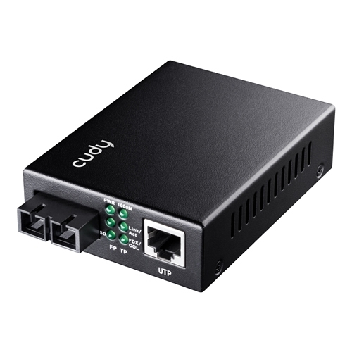 MC100GSA-20 Conversor Fibra Cudy MC100GSA-20 Gigabit Single-Mode - Image 1