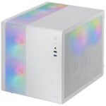 Caixa Micro-ATX Mars Gaming MC-400 FRGB Vidro Temperado Branca - Image 4