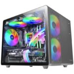Caixa Micro-ATX Mars Gaming MC-400 FRGB Vidro Temperado Preta - Image 2
