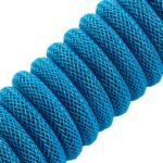 Cabo Coiled CableMod Classic para Teclado USB A - Micro USB 150cm - Spectrum Blue - Image 2
