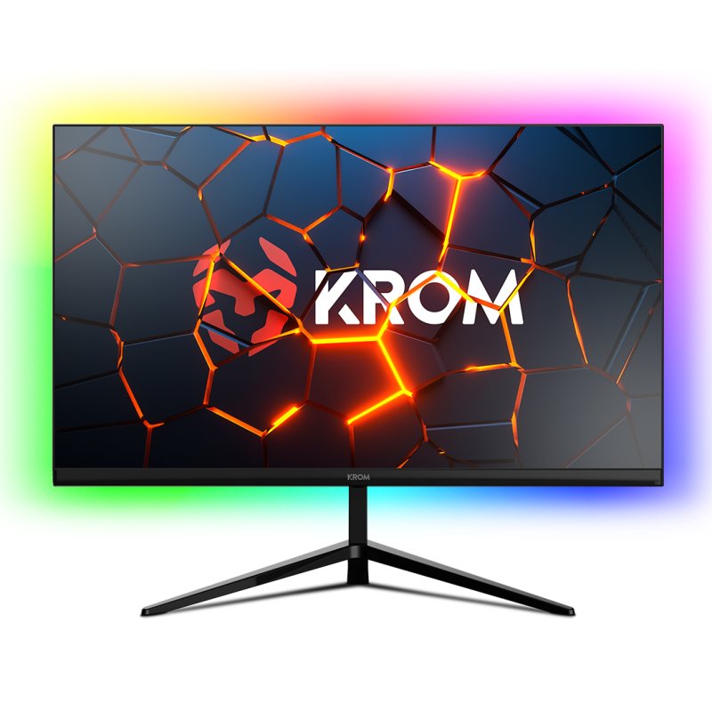 NXKROMKERTZ24 Monitor Krom Kertz RGB 23.8" LED VA FHD 200Hz G-Sync Compatível - Image 1