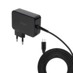 Carregador para Portátil Tooq GAN USB-C PD3.0 90W, Preto
