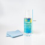 Kit de Limpeza de Ecrã Tooq em Spray com Pano de Microfibra - Image 3